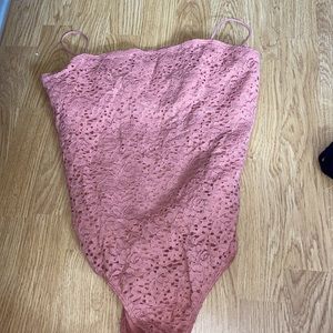 Hollister laced body suit